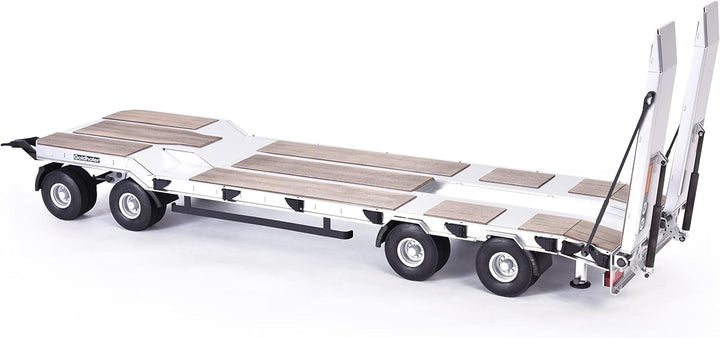 CARSON 500907400 - 1:14 Goldhofer TU4 Tiefladeanhänger 4A., RC-Truck, Zubehör, Modellbau, Massstab 1