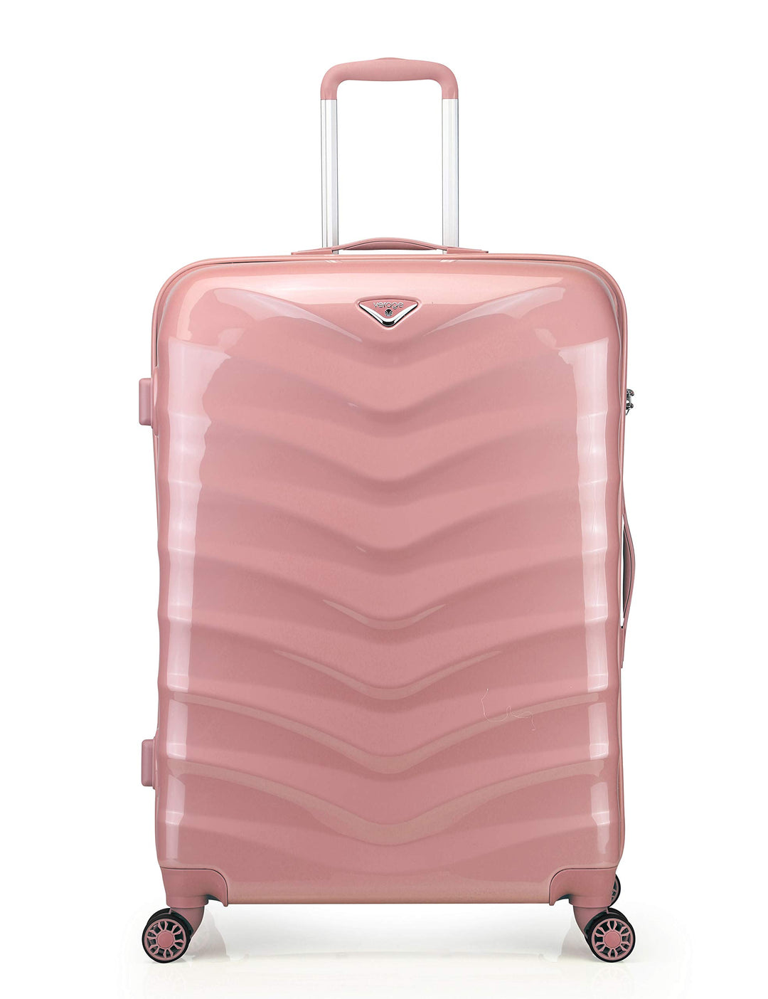 ABISTAB Verage Hartschalenkoffer Seagull 66cm (M-24-66x45x28) 68 Liter 4 Räder Rosegold TSA-Schloss,