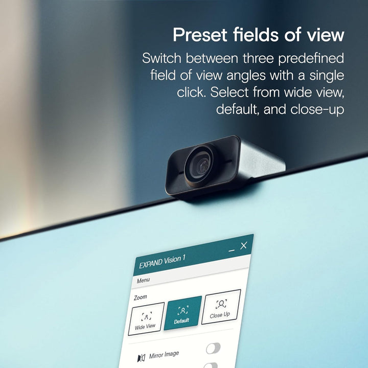 EPOS Expand Vision 1, 4k USB Webcam Microsoft Teams und Zoom Zertifiziert mit Noise Canceling Mikrof