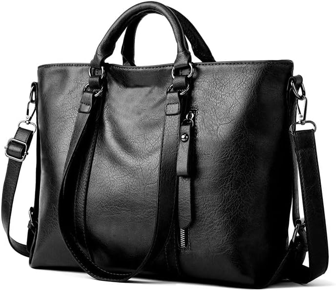 Coolives Damentasche Damen Henkeltasche mit Schultergurt aus PU-Leder Vintage Handtasche Retro Tasch