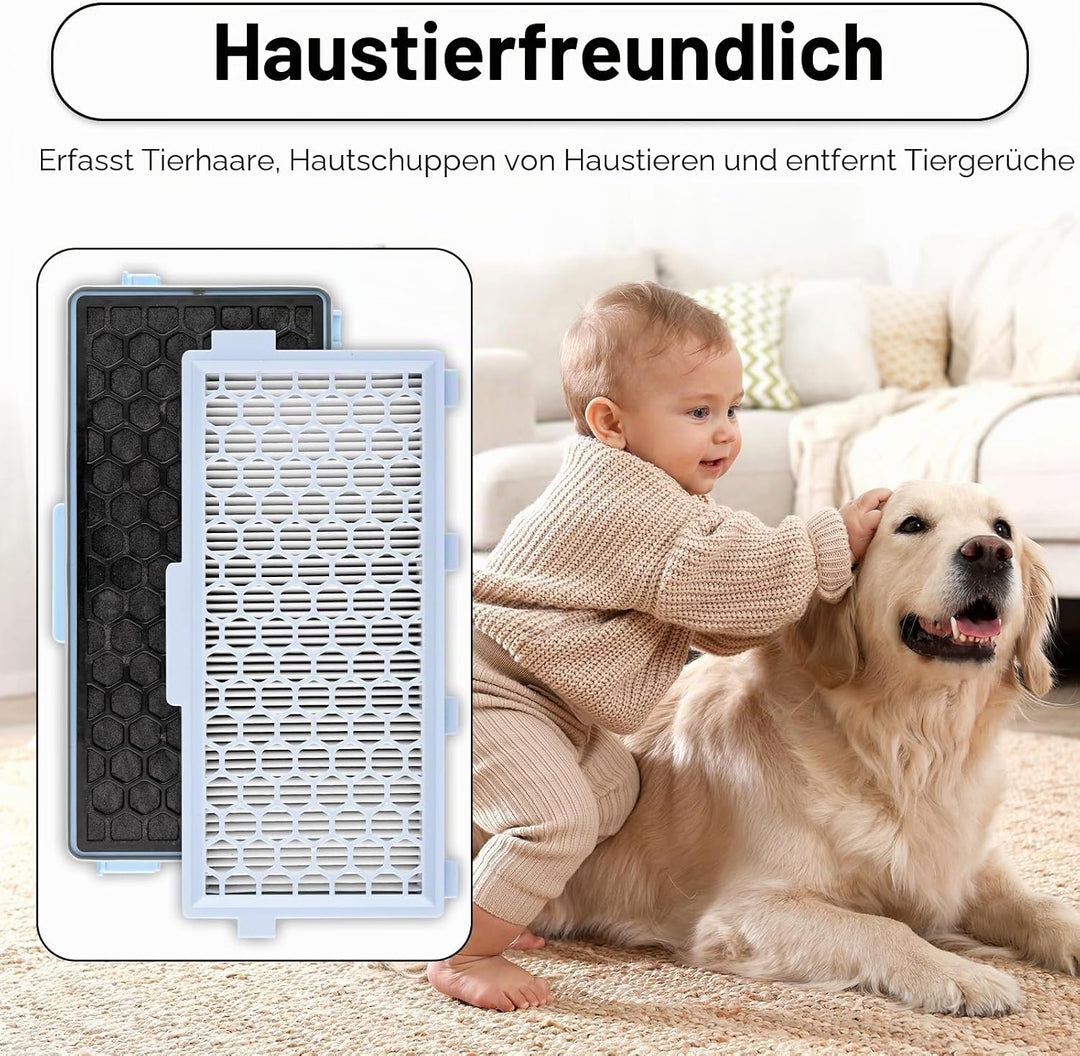 (8 Stück) Guard S1/ L1 Ersatz-HEPA-Filter, kompatibel mit Miele Guard S1/ L1, Compact C1 &amp; C2/ Compl