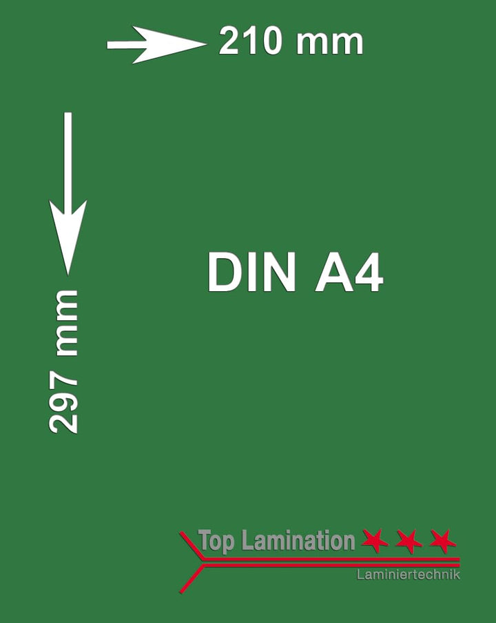 Top Lamination 50 Blatt tannengrün 120 g/m² A4 (210x297mm) Tonpapier bedruckbar Farbpapier Premium 5