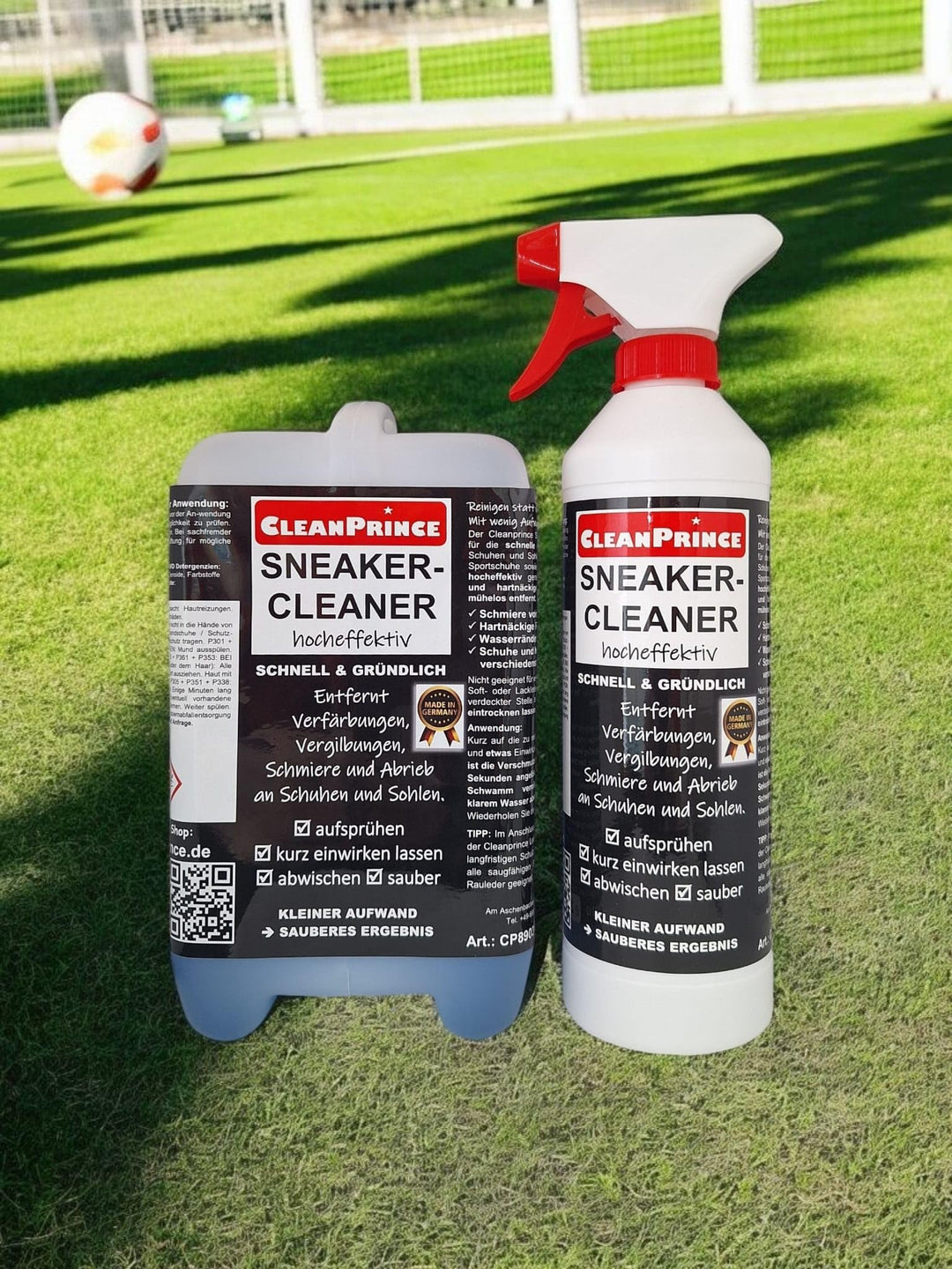 Cleanprince Sneaker Cleaner Reiniger 2,5 Liter | Schmiere Verfärbungen Vergilbungen auf Schuhsohlen