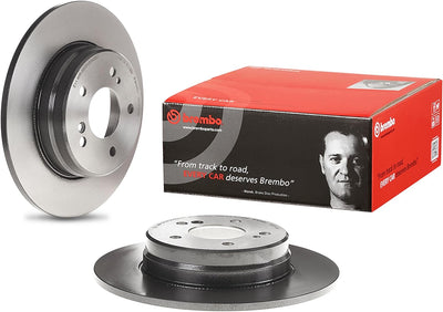 Brembo 08.7211.21 Hintere Bremsscheibe, Anzahl 2