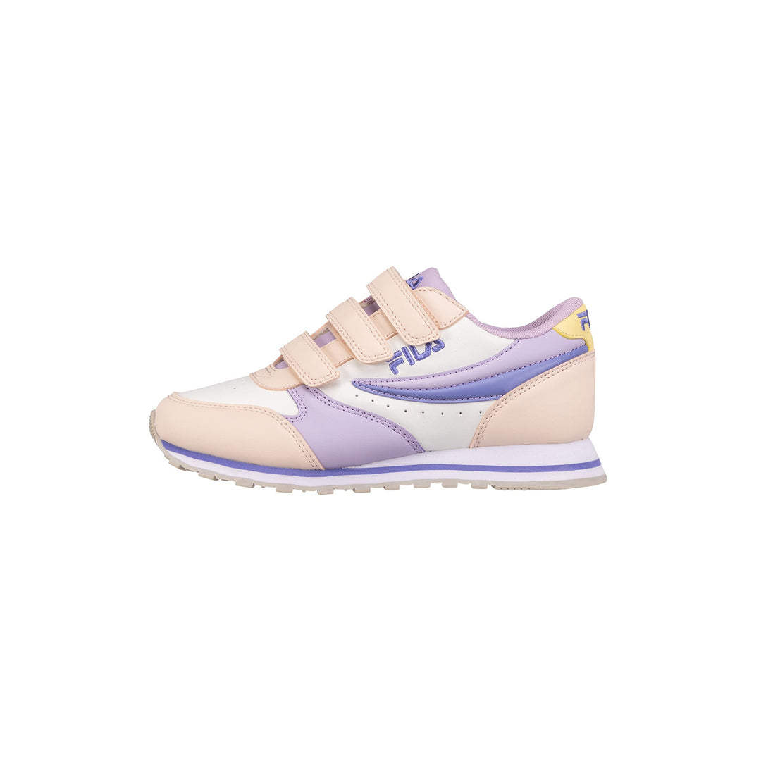 FILA Unisex Kinder Orbit Velcro Kids Sneaker, 34 EU Marshmallow Vanilla Cream