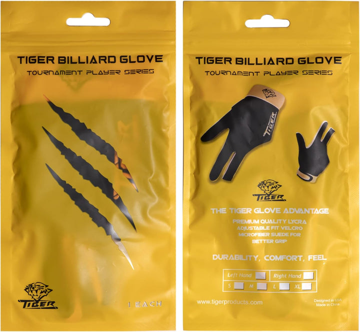 Tiger Billardhandschuh für linke Hand XL, XL