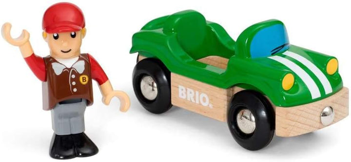 BRIO Bahn 33937 - Sportwagen mit Fahrer, Sportwagen