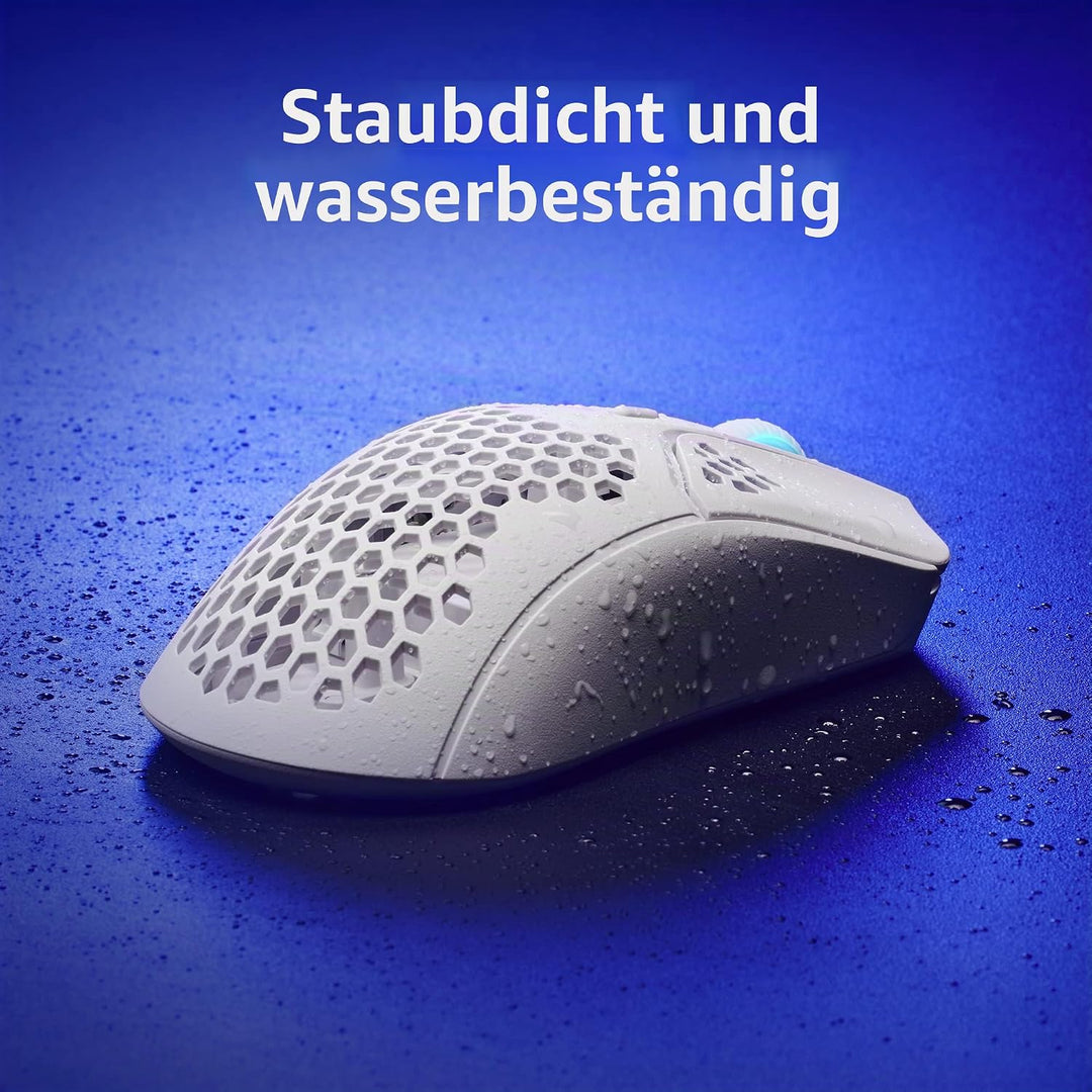 HyperX Pulsefire Haste – Wireless Gaming-Maus - Ultraleicht, 62g, 100 Stunden Akkulaufzeit, 2,4Ghz W
