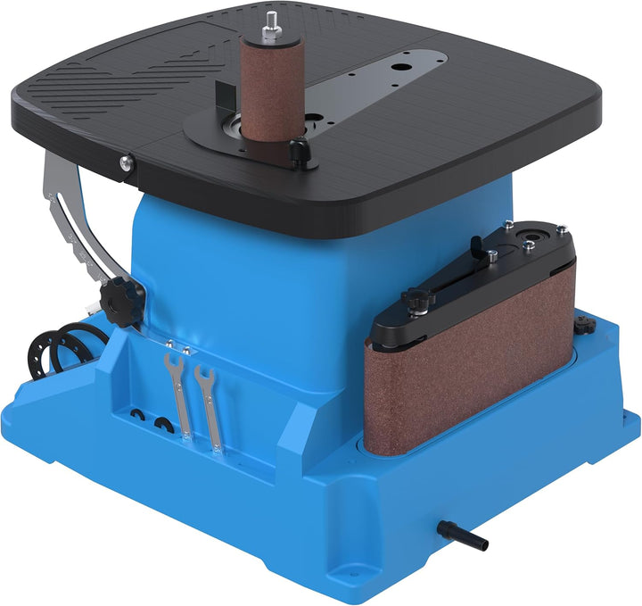 Güde Spindel-Bandschleifmaschine GSBSM 500 (230 V, 500 W, 2000 min-1 Spindeldrehzahl, 8 m/s Bandgesc