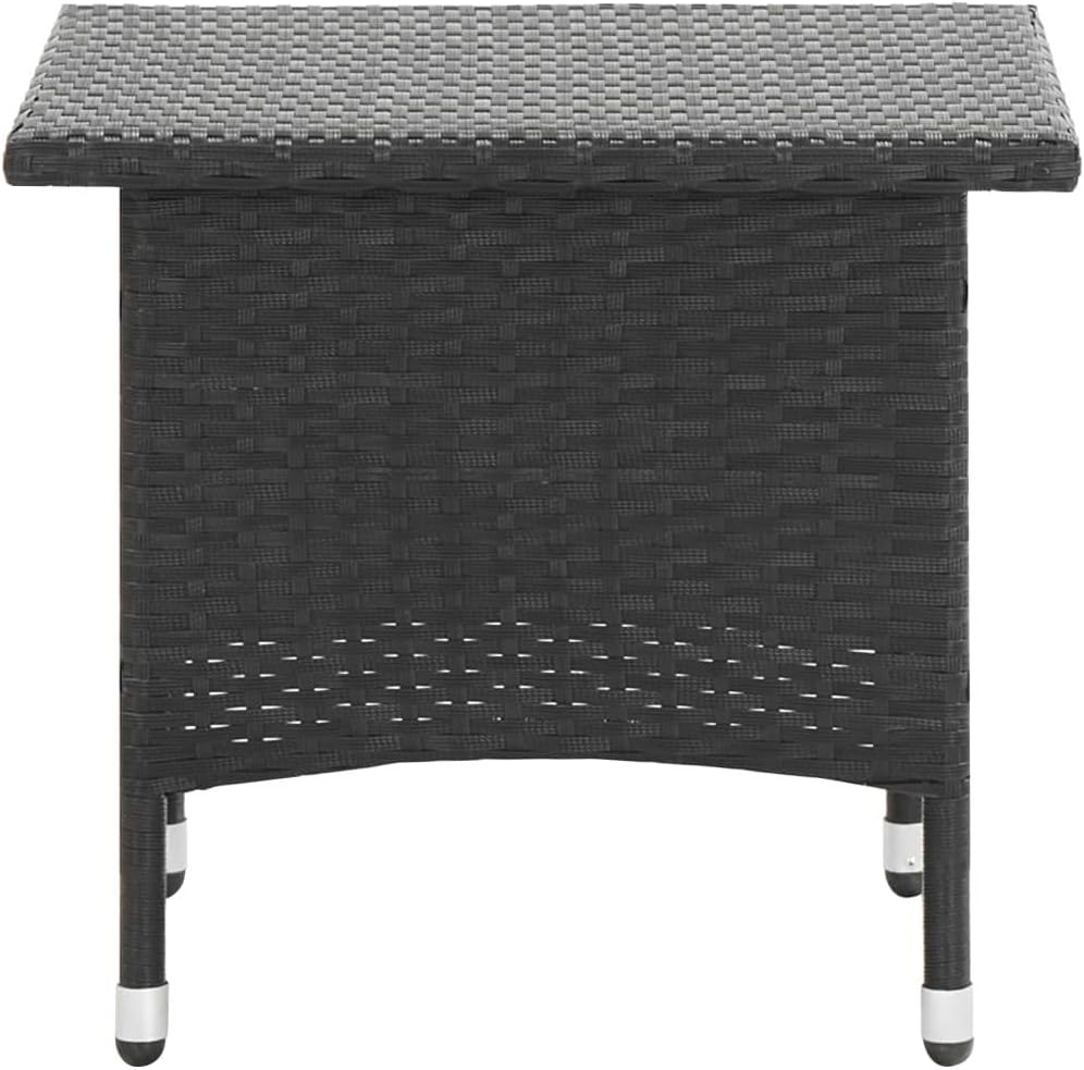 Gecheer Teetisch Gartentisch Beistelltisch Balkontisch Tisch Rattantisch Gartenmöbel Witterungsbestä