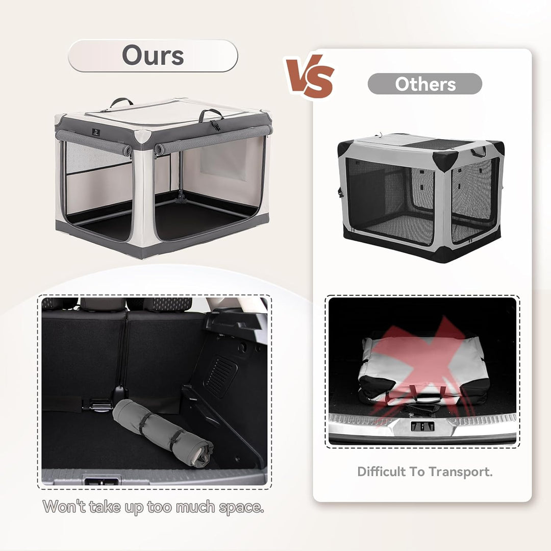 A 4 Pet faltbare Hundebox grosse Hunde, Hundebox für zuhause Hundetransportbox Transportbox Hund sof