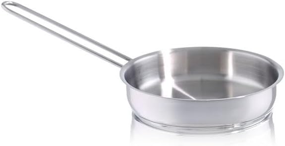 Fissler Häppchen / Edelstahl-Pfanne (Ø 16cm - 0,5 Liter ) unbeschichtete Mini-Stielpfanne, ideal für