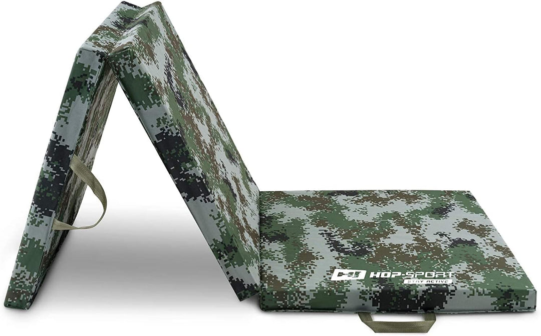 Hop-Sport Turnmatte klappbar - Bodenweichmatte für zuhause 180x60x5cm - Fitnessmatte, Gymnastikmatte