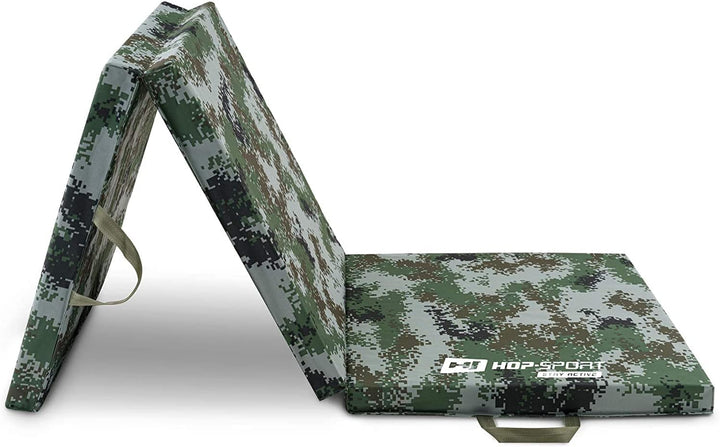 Hop-Sport Turnmatte klappbar - Bodenweichmatte für zuhause 180x60x5cm - Fitnessmatte, Gymnastikmatte