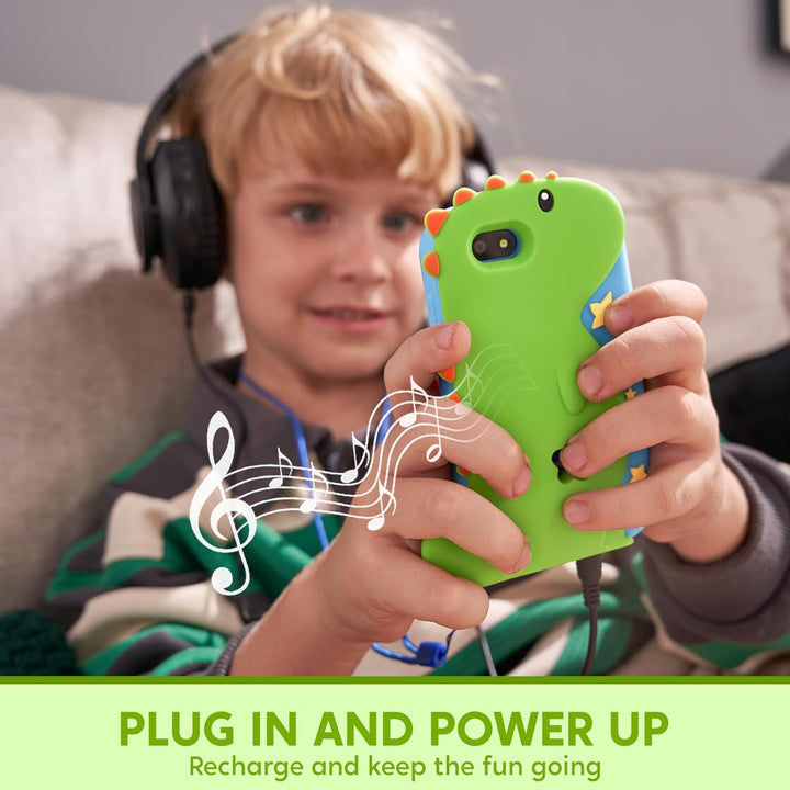 SYNCFUN Kinder Handy Smartphone,Kinder Kamera Spielzeug mit Dual-Kamera,Spiel,Musik Player 8GB Karte