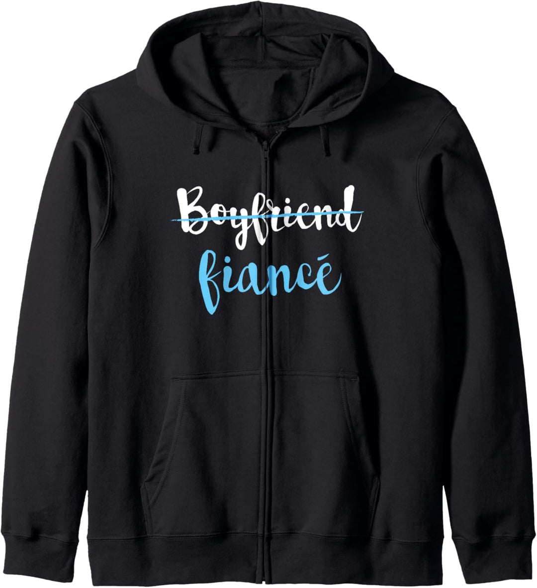 Couple Engagement Just Engaged T-Shirt Boyfriend Fiance Kapuzenjacke