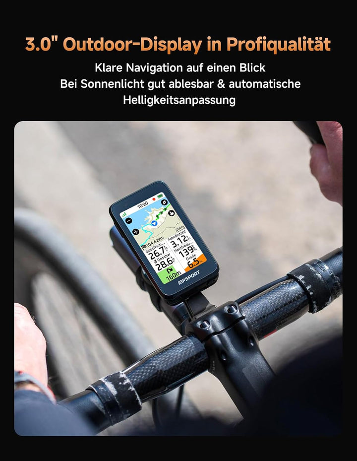 iGPSPORT BiNavi Air Fahrradcomputer Kabellos