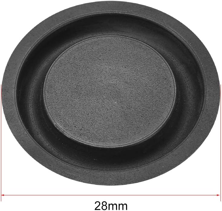 sourcing map 4Stk.28mm Dmr Lautsprecher Passive Radiator Vibrationsplatte Subwoofer Vibrationsmembra