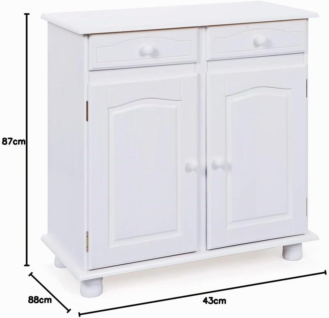 Inter Link – Landhausstil Kommode – Sideboard – Sideboard Buffet – Landhausstil – Beistellschrank -