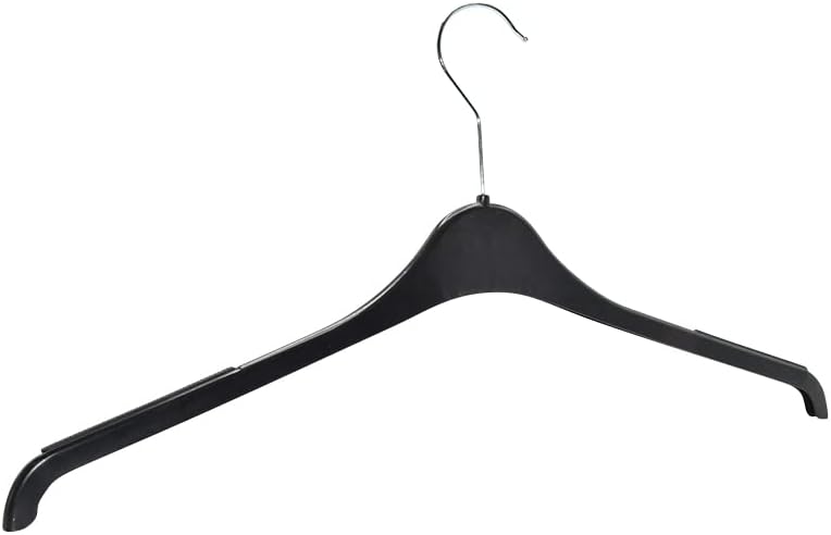 RSR Hangers 50 Stück Kleiderbügel Blusenbügel 47 cm hochwertigem Kunststoff | Hemdenbügel | 360° dre