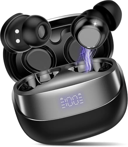 Bluetooth Kopfhörer, 2026 Mini In Ear Kopfhörer Kabellos Bluetooth 5.4 HiFi Immersiv Sound, 47Std Sp