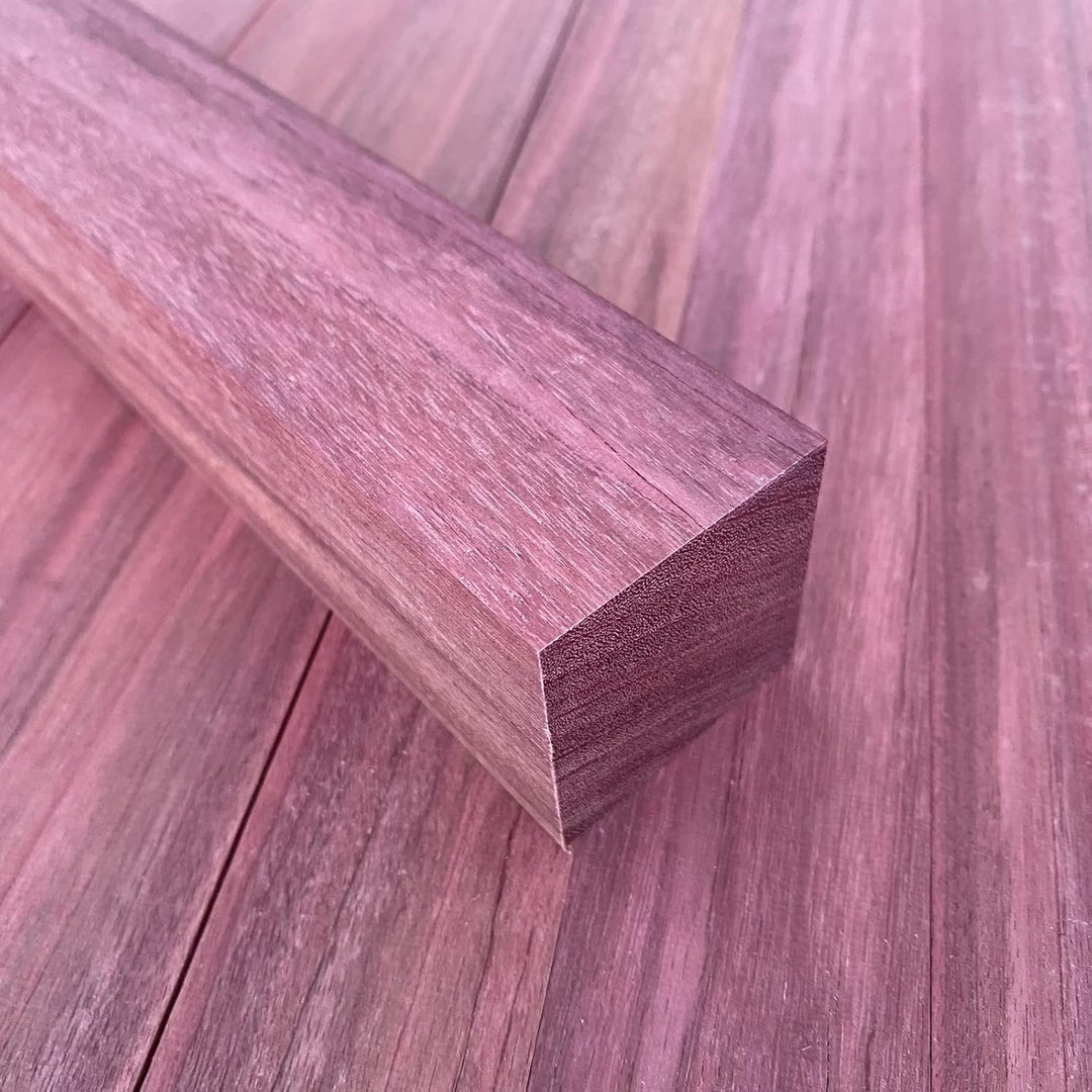 ECI Purple Heart Amaranth Kantel 40 x 500 mm Drechsel-Holz Ton Klang Violett Holz 40 x 40 x 500 mm,