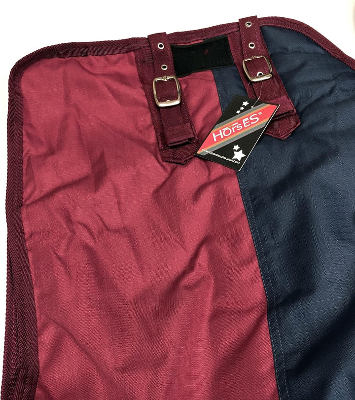 Horses, Paddockdecke für Pferdeweide Turnout Full Neck 400 gr, Wasserdicht, mit Festem Nackenbezug,