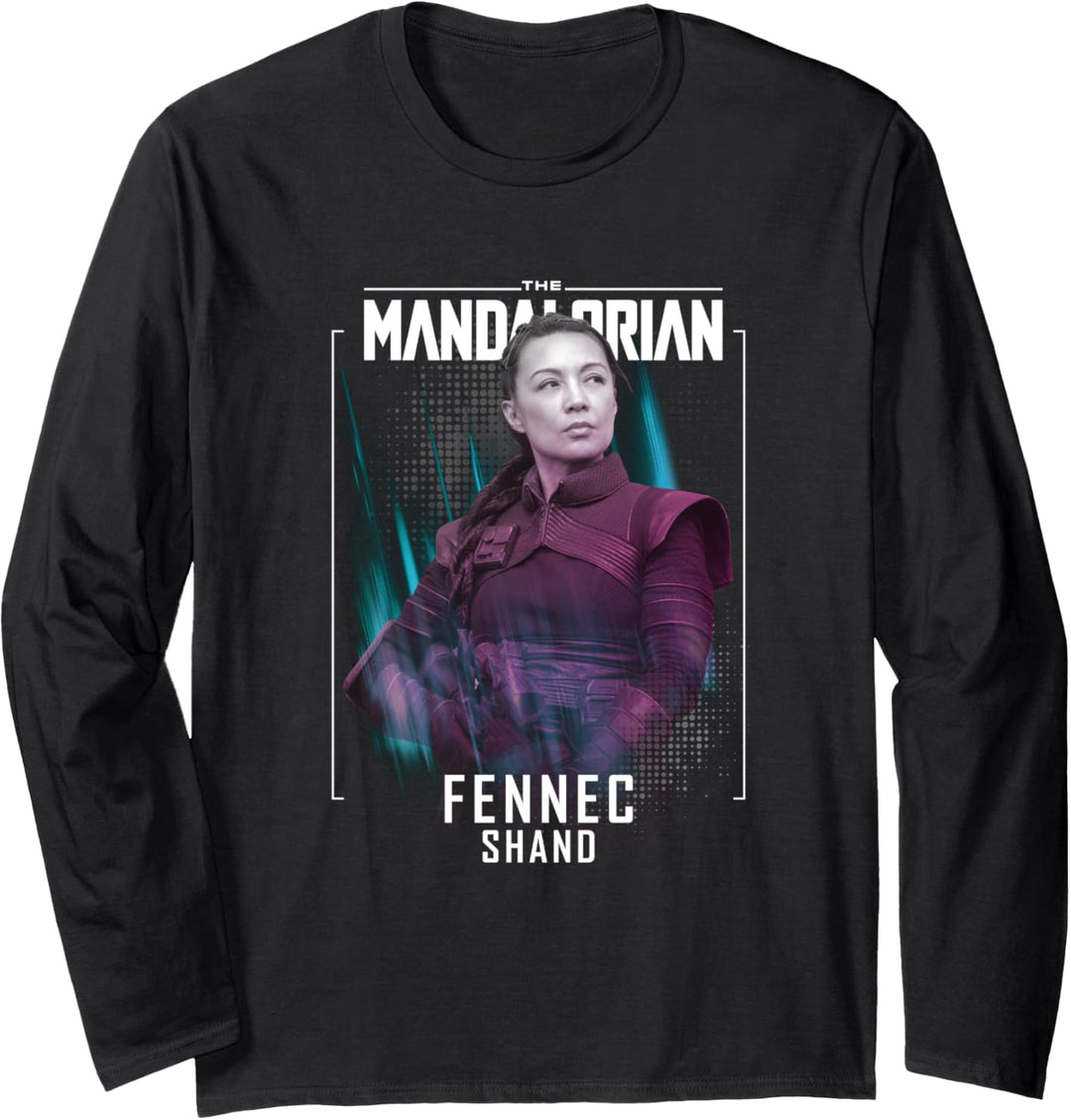 Star Wars: The Mandalorian Fennec Shand Poster R16 Langarmshirt