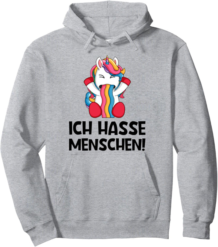Ich Hasse Menschen Grafiken Grafik Grafik Grafik Einhorn Lus Pullover Hoodie