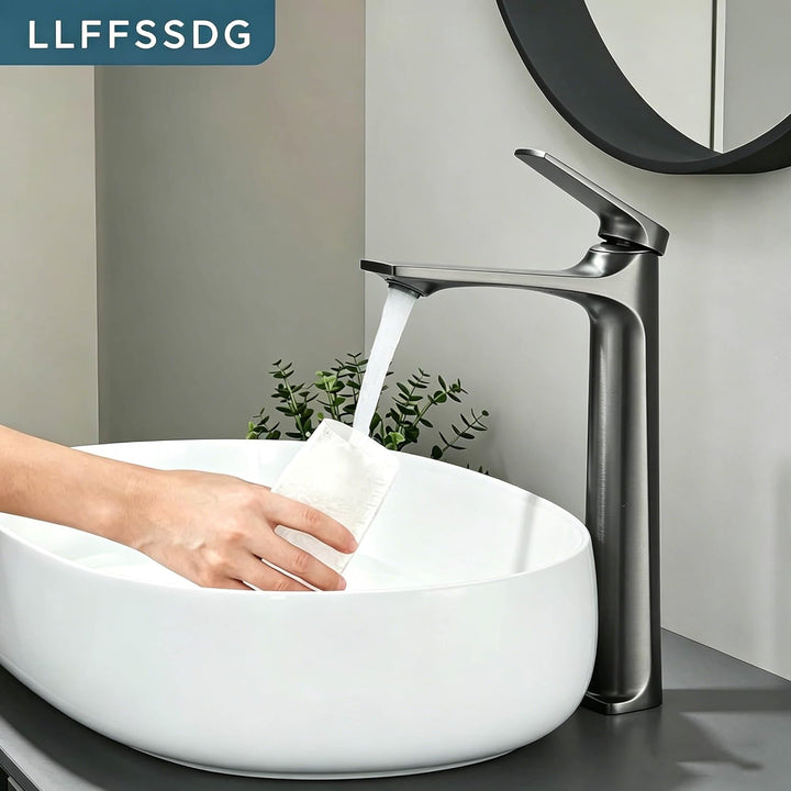 Waschtischarmatur, Wasserhahn Bad, Waschbecken Badarmatur, Einhand Mischbatterie modern – Armatur Ba