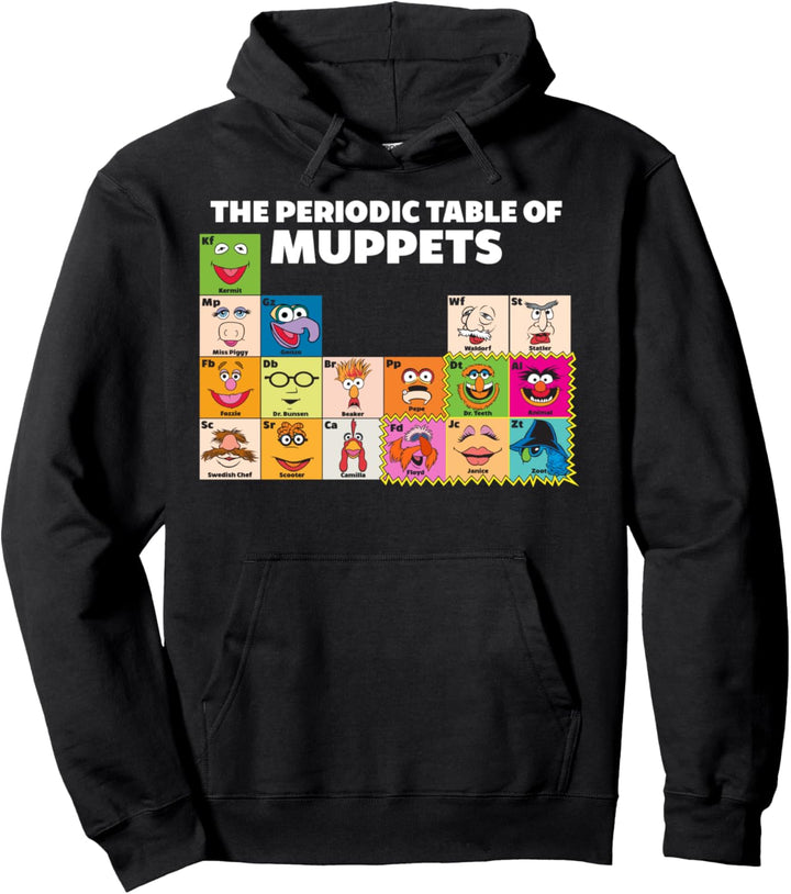 Disney The Muppets Periodic Table Of The Muppets Pullover Hoodie