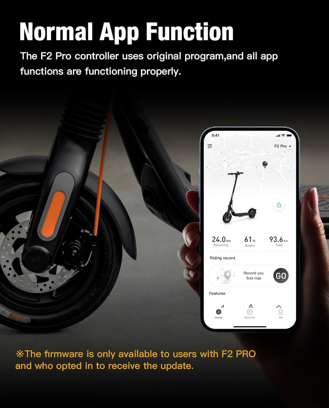 32 km/h, Controller, Modifikation, kompatibel mit Segway Ninebot F2 Pro F2 PROD F2 PROE Kickscooter,