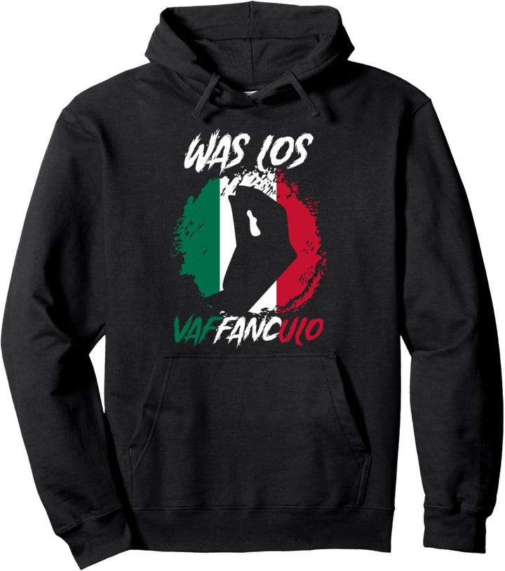 Vaffanculo Italienische Flagge Italien Pullover Hoodie