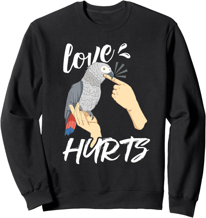 Lustige Papagei Geschenk Shirt Haustier Papageien Vogel Sweatshirt