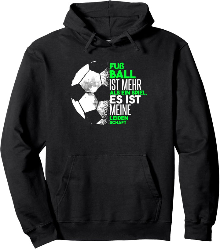 Fussballer Sprüche Fussballspieler Kinder Jungen Pullover Hoodie