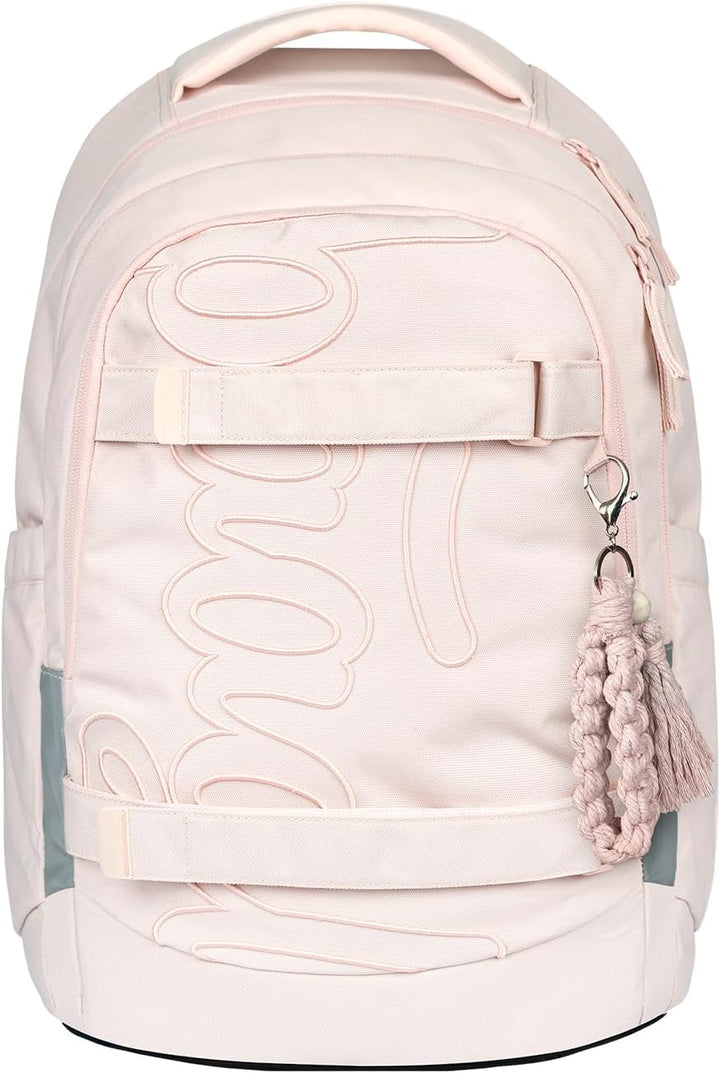 Baagl Schulrucksack Set Jungen Mädchen Teenager 3 Teilig, Skateboard Rucksack Skate MAX, Schultasche