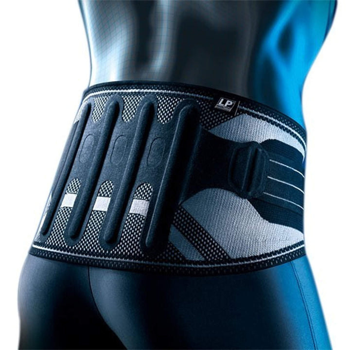 LP Support X-TREMUS 161XT aktive Rücken-Bandage 2.0 mit Zuggurten - Rückenschutz, Grösse:S, Farbe:sc