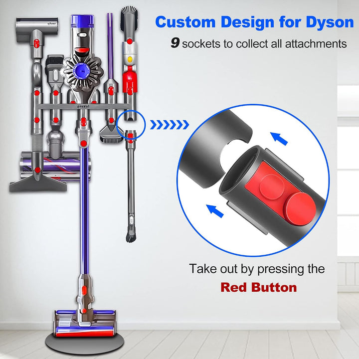 Zubehör Halter für Dyson Staubsauger, Docking Station Wandhalterung Halter für Dyson V7 V8 V10 V11 V