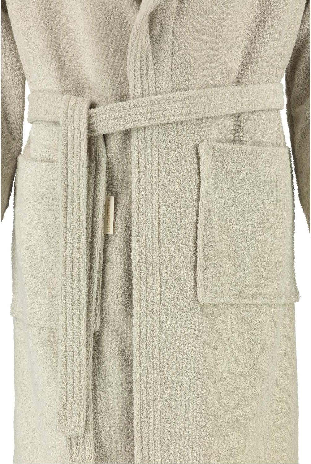 Rhomtuft Bademäntel unisex Schalkragen Sir & Lady stone - 320 XL XL Stone, XL Stone