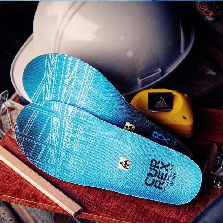CURREX WorkPro Einlegesohle für Arbeitsschuhe – Upgrade für deine Sicherheitsschuhe , EU 44,5-46,5 ,