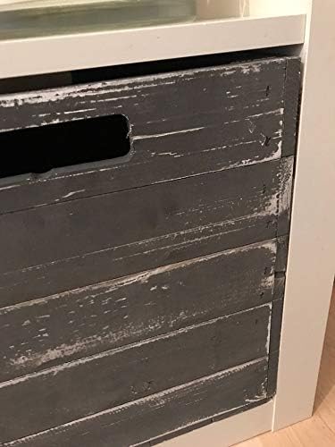 4 Kisten für Kallax Regale Fachelement aus Holz für Regale - auch einzeln schöne Deko - 32x37,5x32,5
