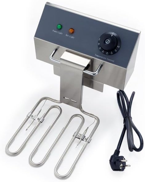 GastroHero Doppelfritteuse 2x6L I Edelstahl-Doppelfritteuse mit zwei Thermostaten und Überhitzungssc