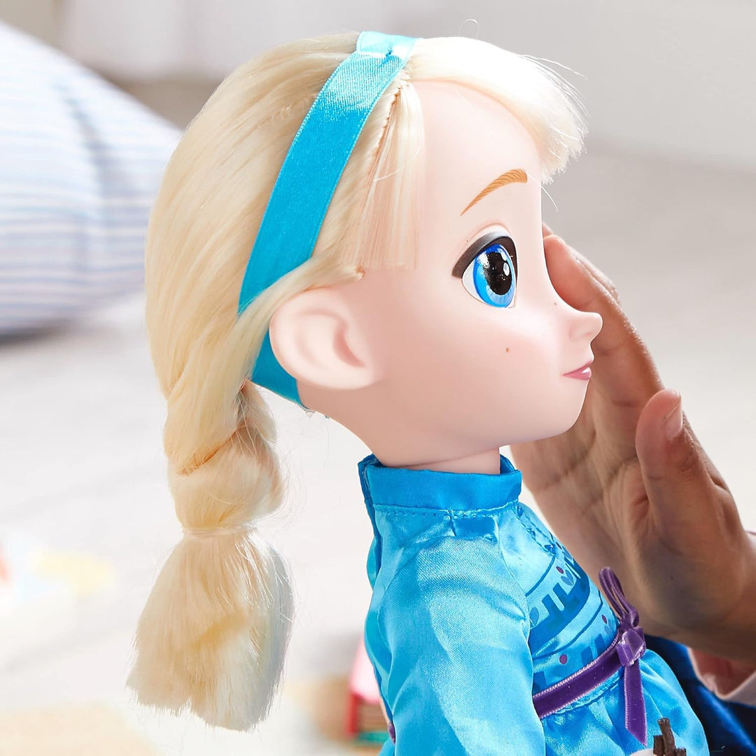 Disney Store Puppe ELSA aus der Animator Collection, Die Eiskönigin, 39 cm / 15", echt wirkendes Haa