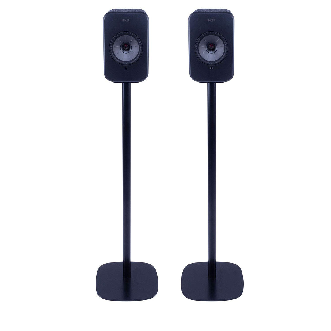 Vebos Standfuss KEF LSX schwarz EIN Paar - Hohe Qualität en optimales Klangerlebnis in jedem Zimmer