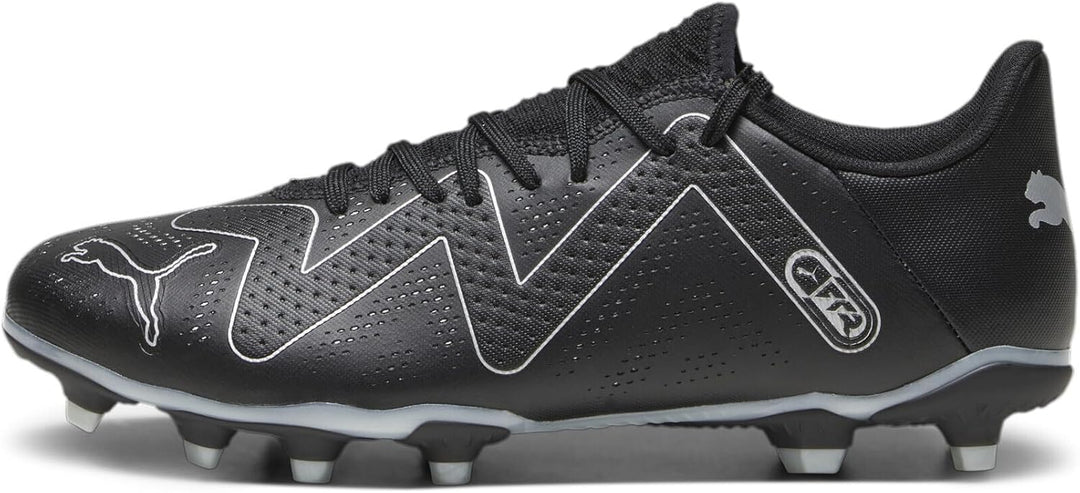 PUMA Herren Future Play Fg/Ag Fussballschuh 42.5 EU Puma Black Puma Silver, 42.5 EU Puma Black Puma