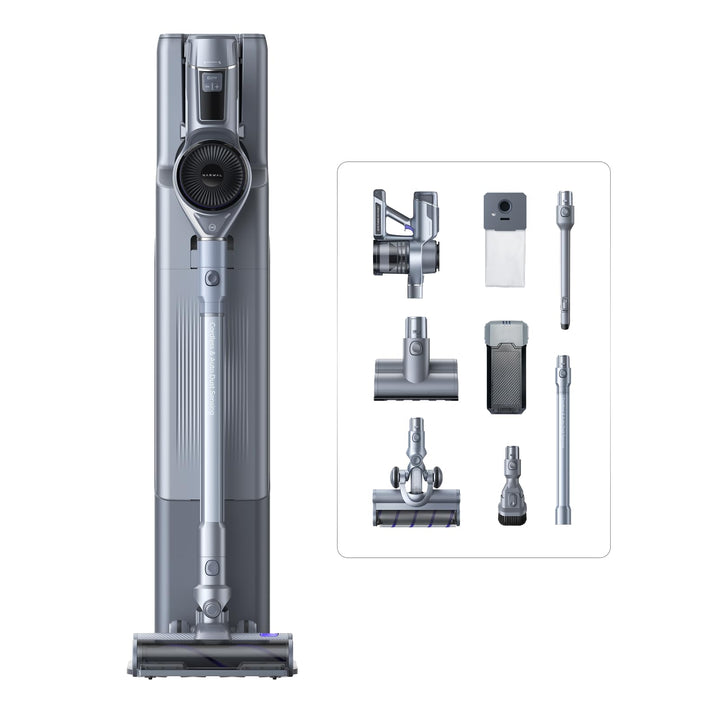 NARWAL V40 Station Akku Kabelloser Staubsauger, mit Selbstreinigung Auto Ladestation, 28000PA / 220A