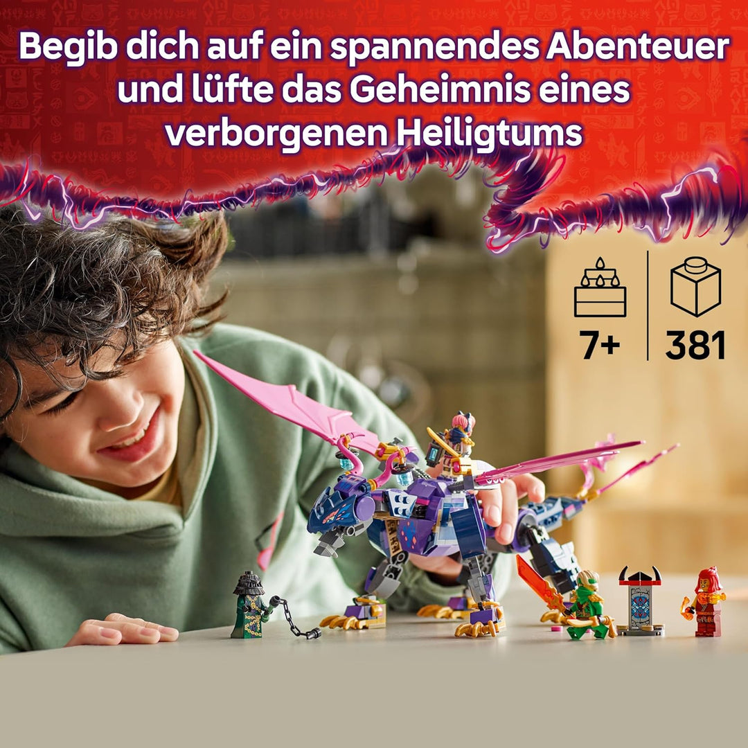 LEGO NINJAGO Rontu der Meisterdrache -Bewegliche Drachen-Figur mit Shootern - 4 Minifiguren, inkl. L