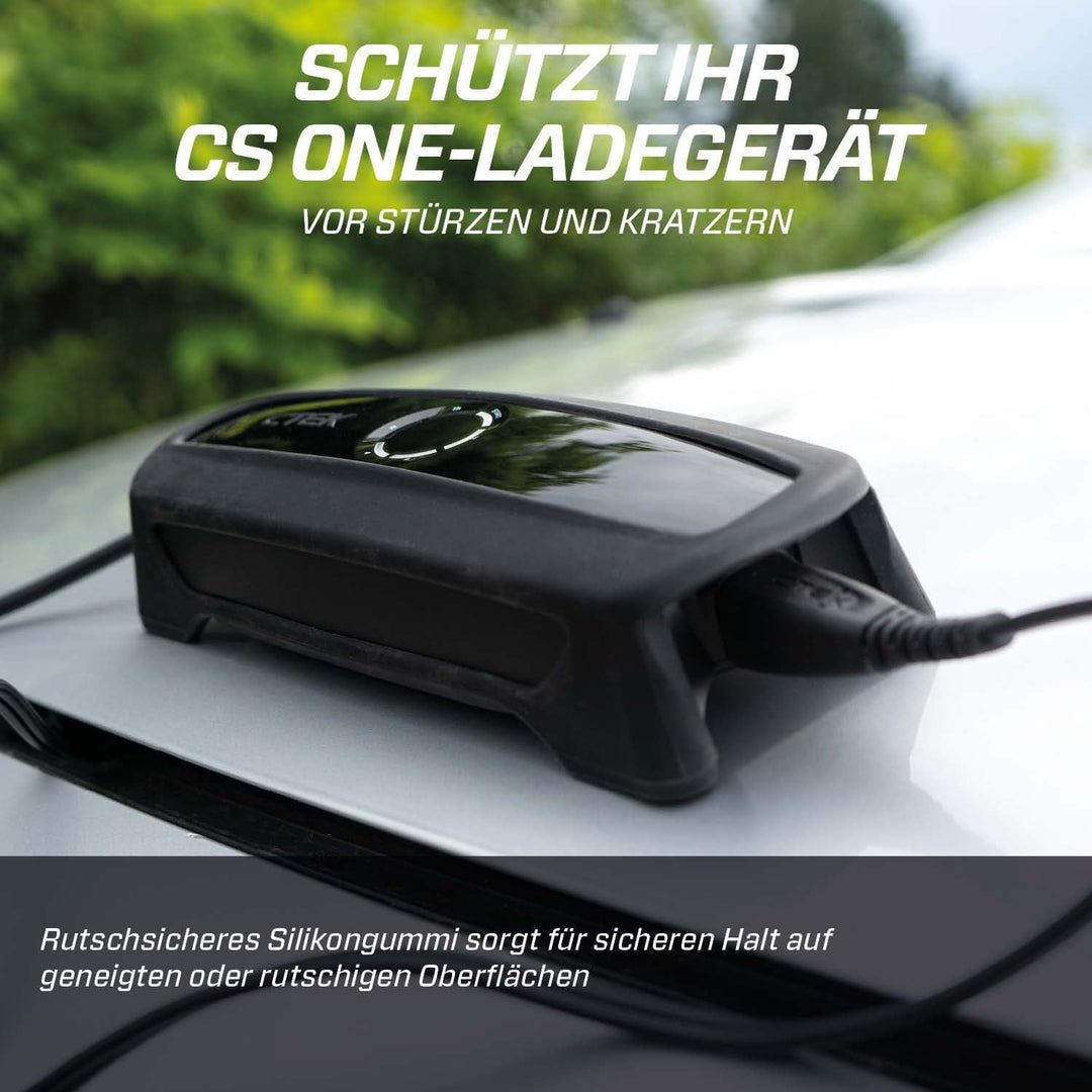 CTEK CS ONE BUMPER, schützt Ihr CS ONE Batterieladegerät vor Stürzen und Kratzern, rutschfester Sili