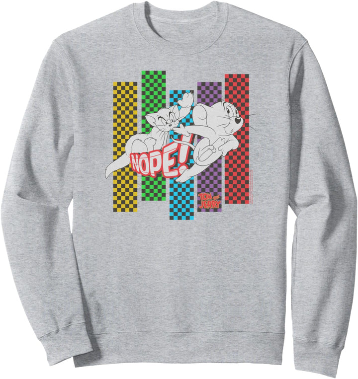 Tom and Jerry Cat and Mouse Nope Sweatshirt