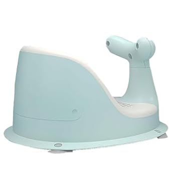 Niedlicher Walform Baby Badewannensitz,atmungsaktives und elastisches Netz-Silikonkissen,ergonomisch